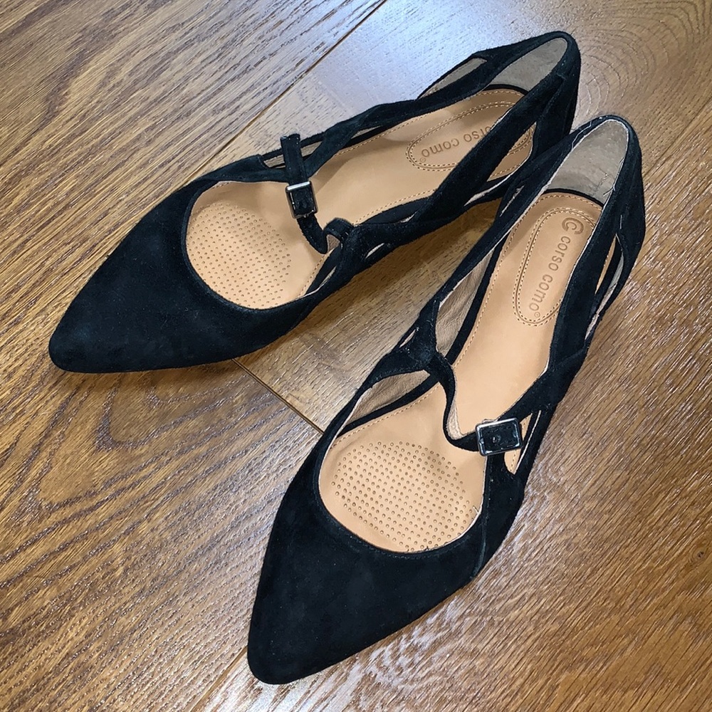 CORSI COMO 9 Black Flats